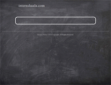 Tablet Screenshot of internshaala.com